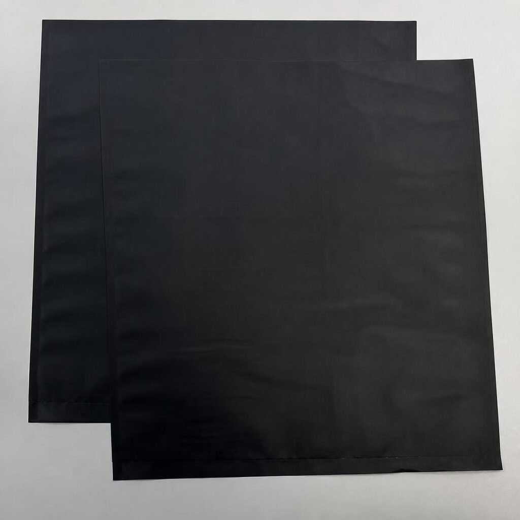 Black conductive ESD bags for electronic component handling and industrial packaging