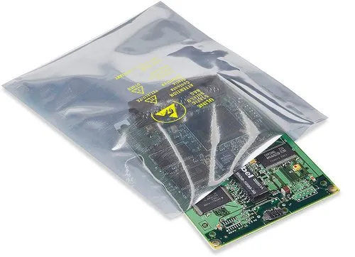 Printed circuit board packaged inside a static shielding bag for ESD protection
