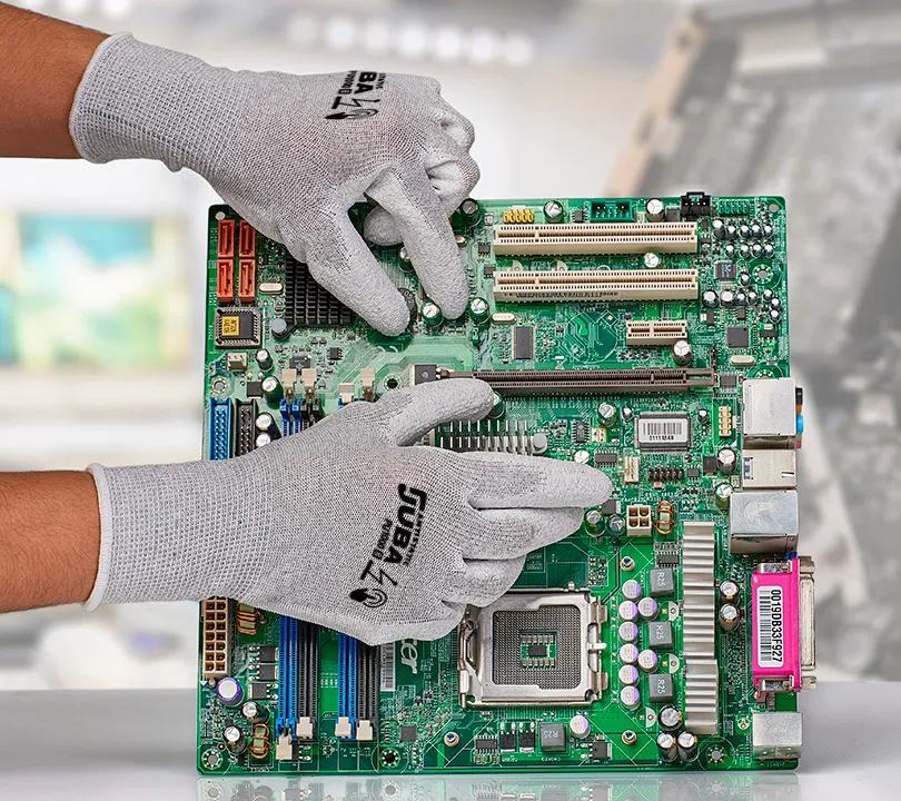 Best ESD gloves for electronics handling and PCB assembly