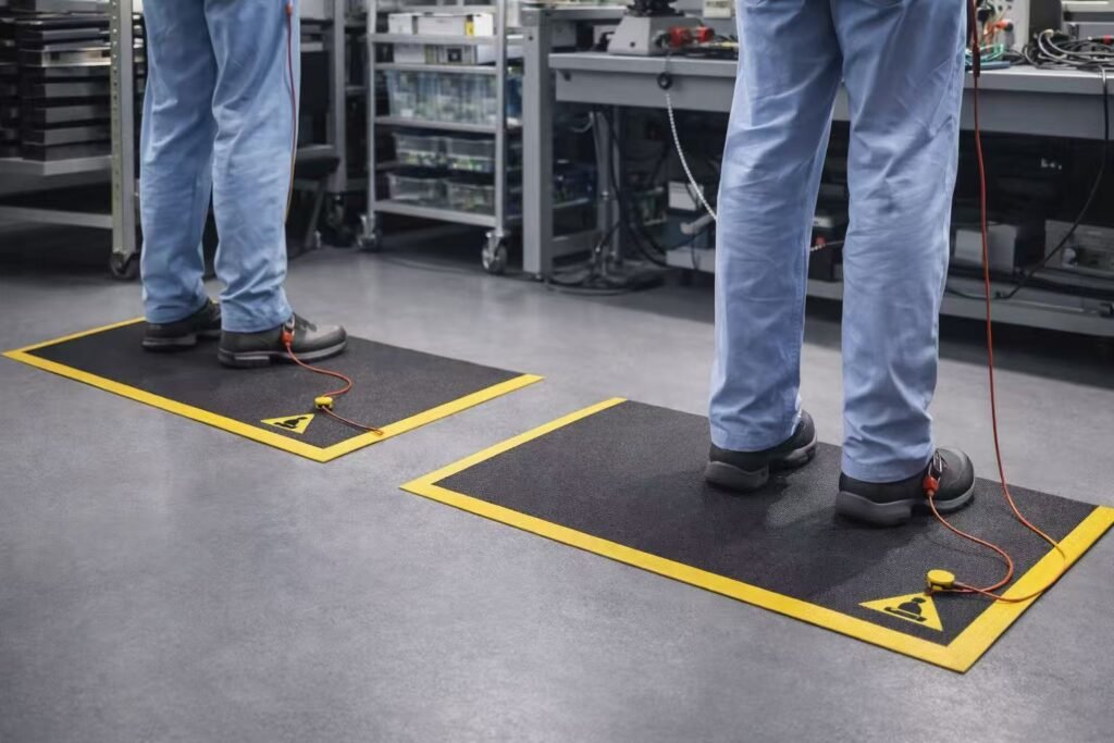 conductive floor mat used in industrial static control area