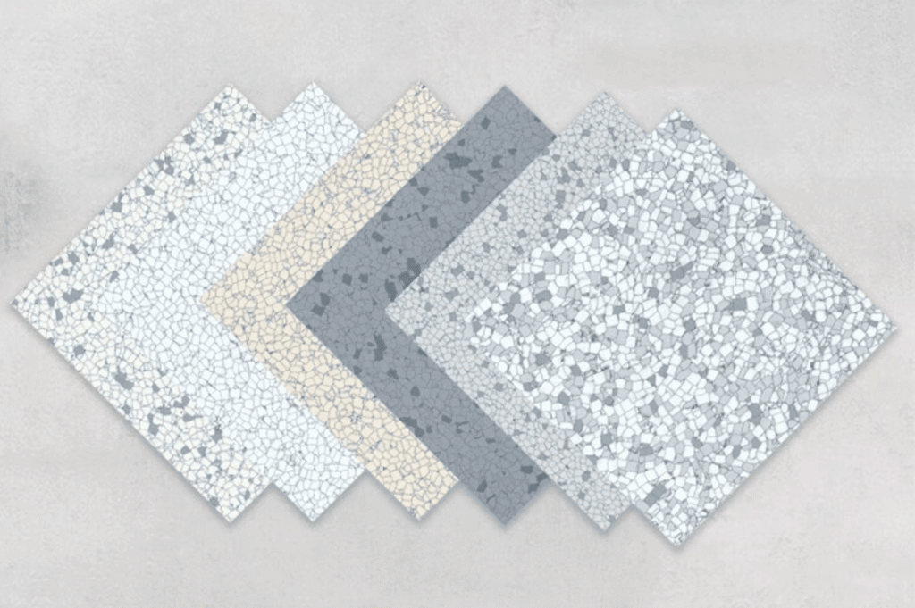 Anti static rubber floor mat installed at an electronics production workstation