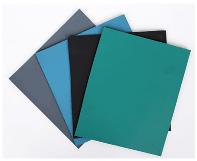 Rubber anti static bench mat used for PCB assembly and electronic component handling