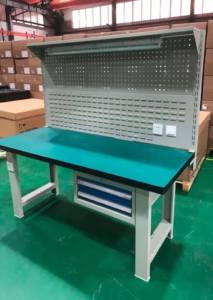 ESD protected cleanroom workstation for sensitive electronic components.