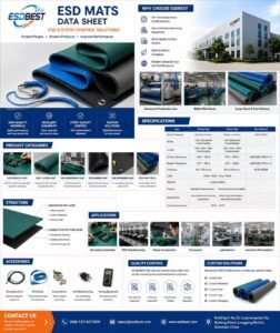 Download product catalog for ESD mats and static control solutions.