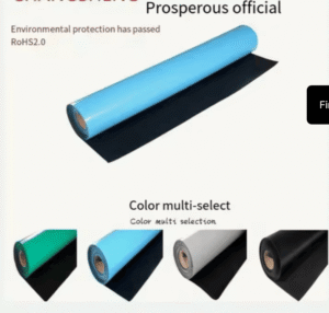 Custom ESD bench mat sizes colors and thickness options